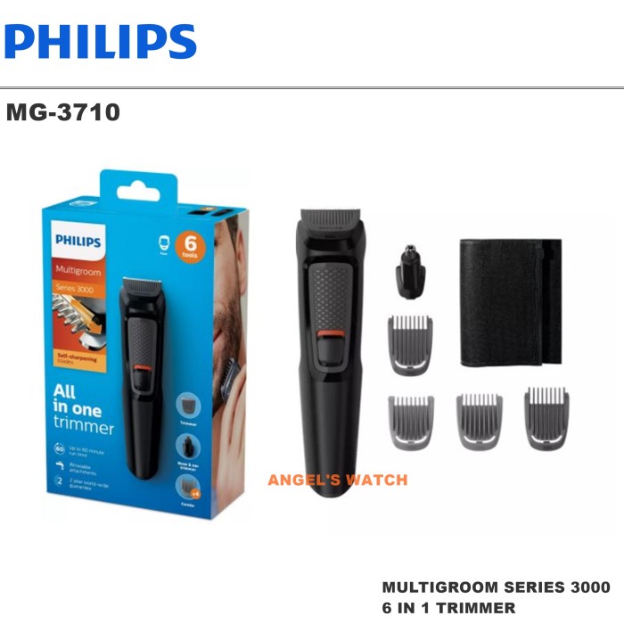 alat pencukur philips/ pencukur elektrik multigroom philips MG3710