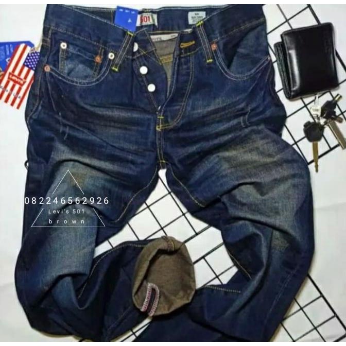 celana jeans pria lois original, celana panjang pria standard reguller