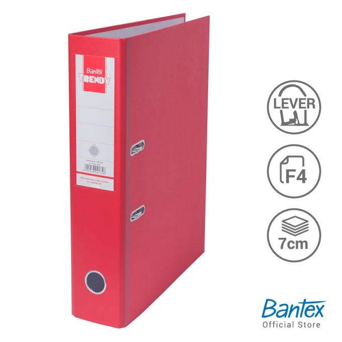 

Termurah Bantex Lever Arch File Ordner Trendy Folio 7Cm Red #1446 09
