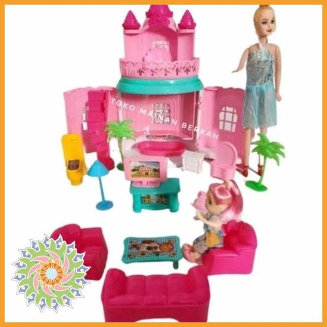 Produk Baru Mainan Rumah Rumahan Barbie / Mainan Castle Istana Barbie