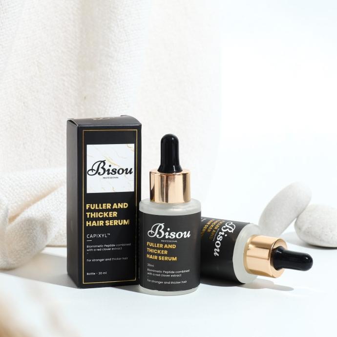 Terbaru Bisou Professional Fuller And Thicker Hair Serum