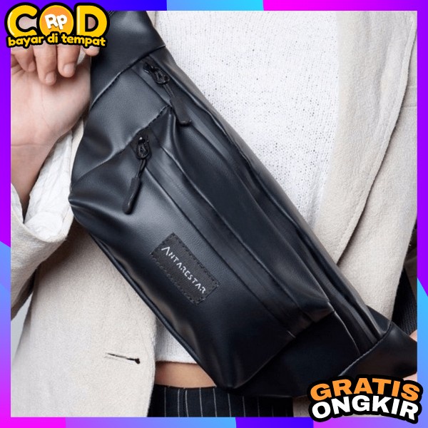 Tas Selempang Slempang Slepang Slimpang Bahu Pinggang Waistbag Waisbag Wesbek Crossbag Pria Remaja D