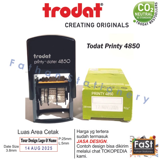 

Bestseller Stempel Trodat Printy Dater 4850 Original