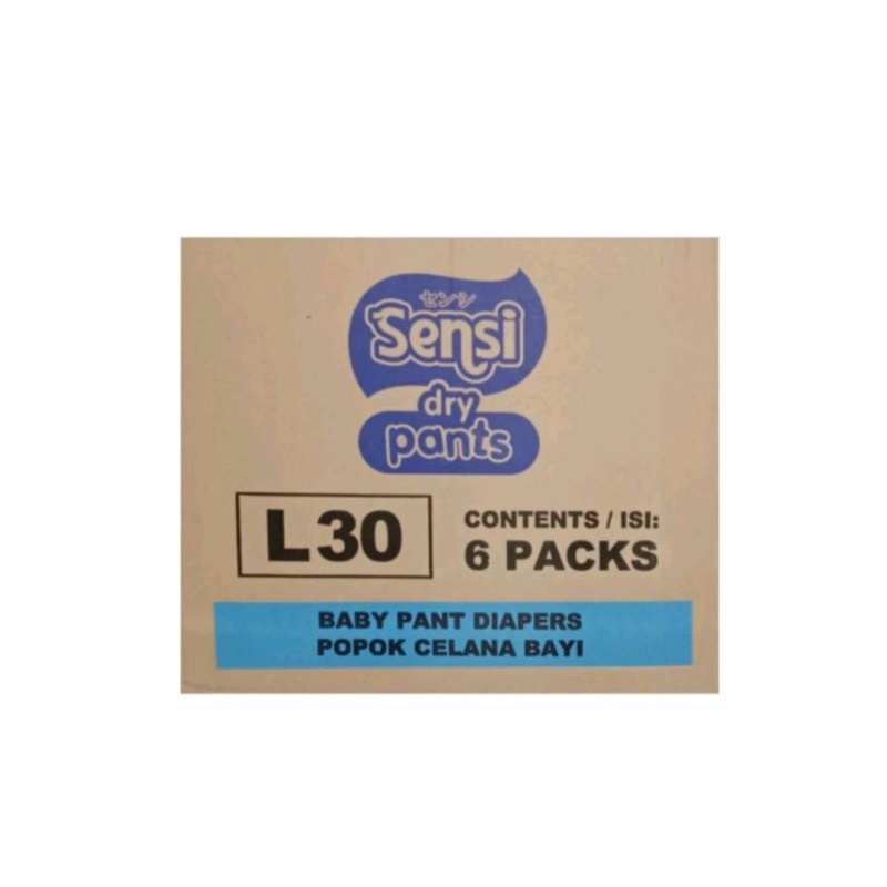 SENSI DRY PANTS 1 KARTON ( 6 BALL ) S40/M34/L30/XL24/XXL22