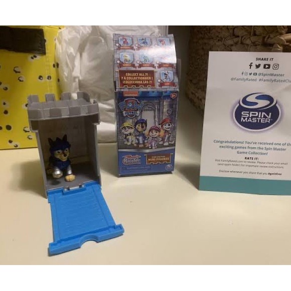 MUST HAVE PAW PATROL RESCUE KNIGHT FIGURE & CASTLE BLIND BOX ORIGINAL TERBARU