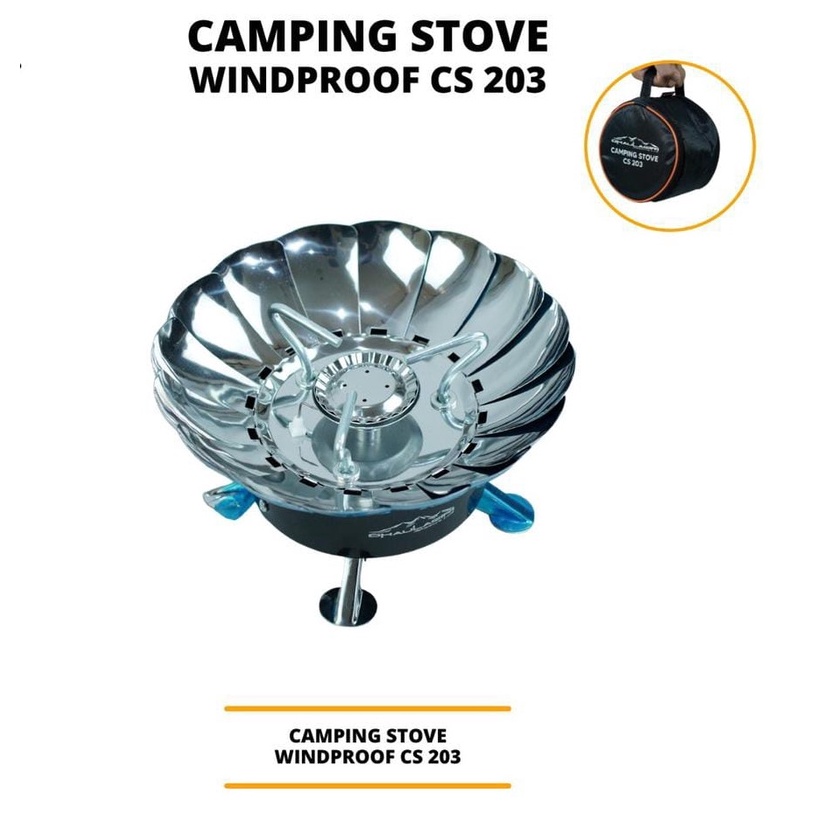 'SVh [COD] Kompor Camping Dhaulagiri Stove CS-203 - Kompor kemping windproof - kompor dhaulagiri - k