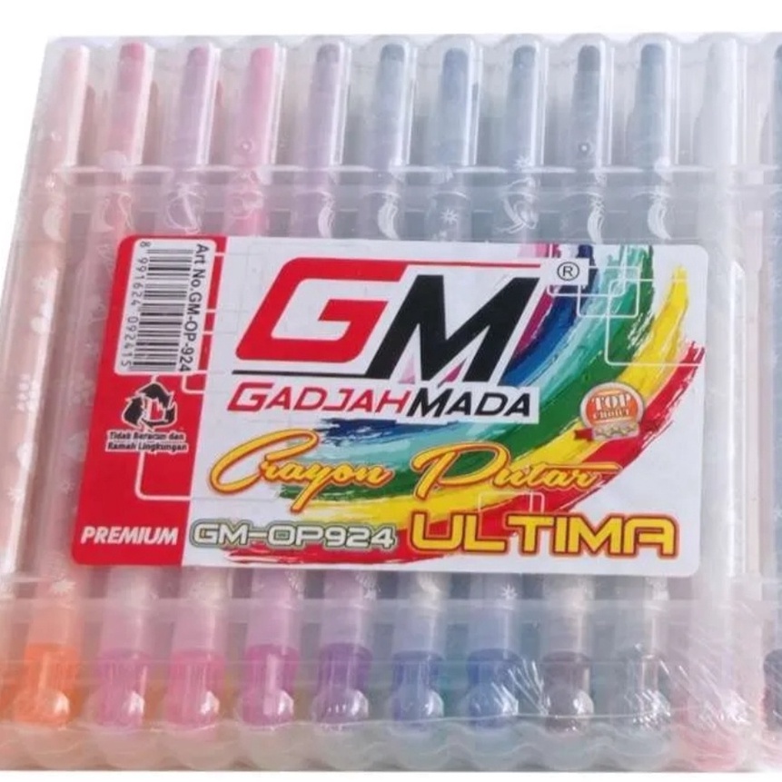 

[HQ-♥㊚N> KRAYON CRAYON PUTAR 24 WARNA GM-OP924 WARNA PASTELpaliing.laris.!