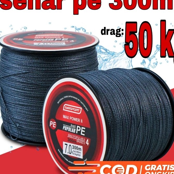 (QL❤.13») SENAR PANCING 500M SENAR PE Termurah SENAR PANCING ANTI KRITING SENAR KECIL KUAT 50 KG SEN