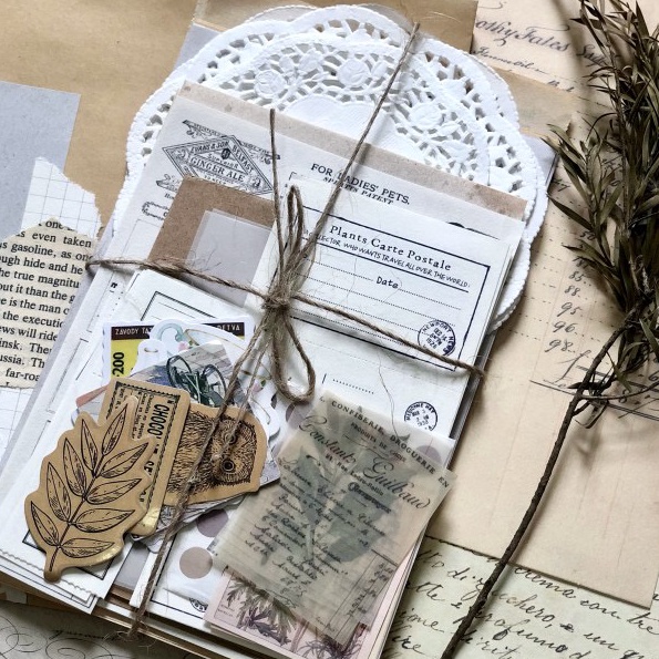 

[JR✪.9❦> Journal Kit 75 pcs Journaling Kit Vintage Bujo Journaling Vintagelangsung.kiirim.!!
