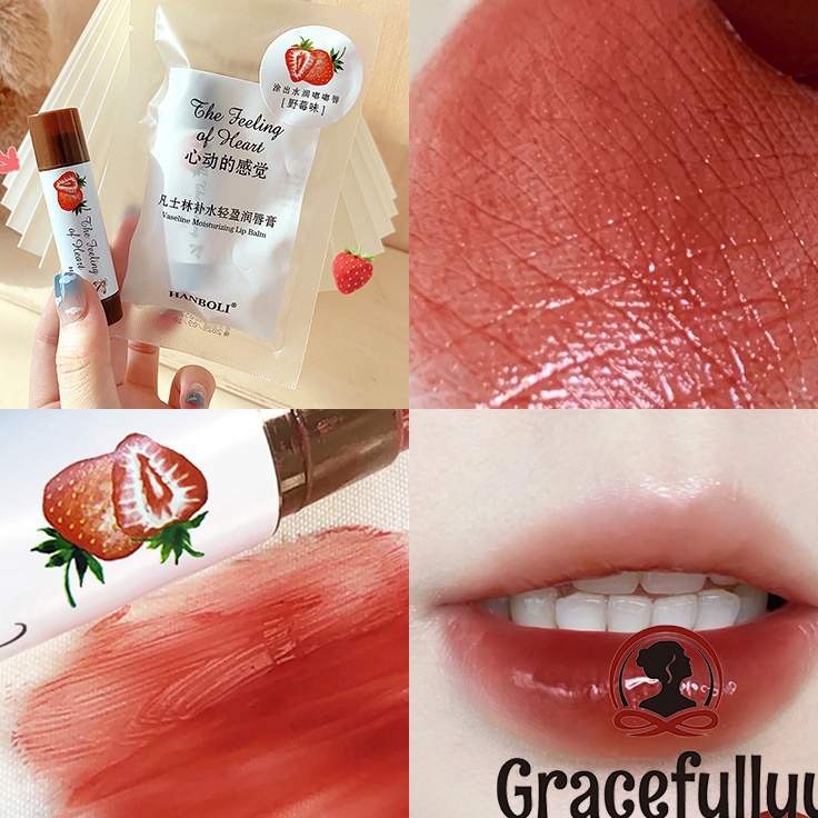 ☍☌✵❂ [COD]HERORANGE Lasting Moist Lip Balm Lip Natural Lip Oil Lip Balm Lip Gloss Moisturize Hydrati