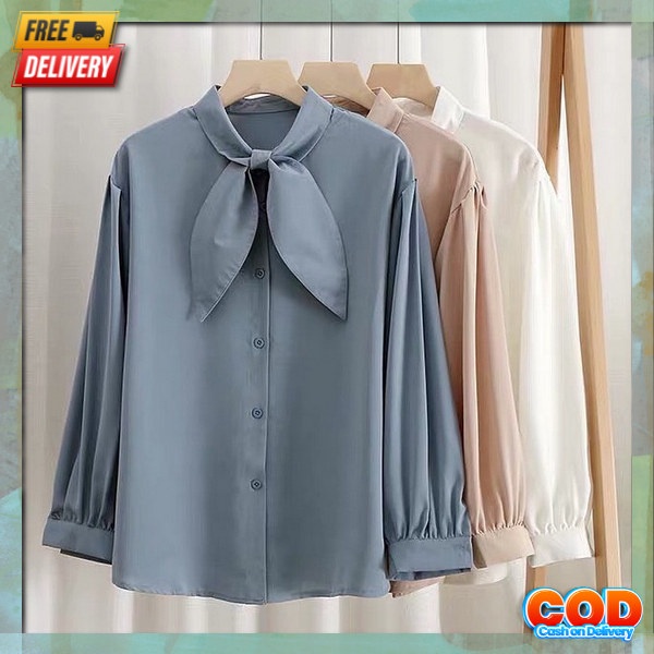 Kemaja Kwmja Terbaru Ksmjea Lengan Panjang Kemeja Cewek Import Buju Kmja Dewasa Ksmeja Berkancing Mu