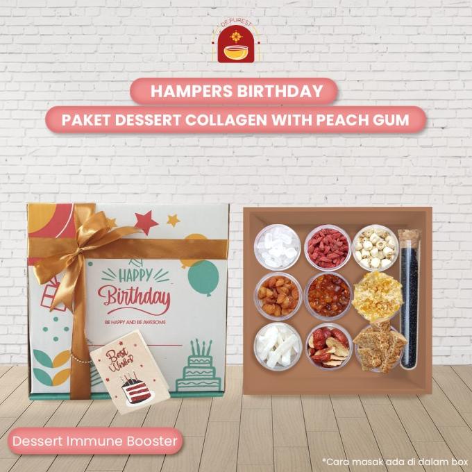 

Hampers Gift Birthday Kado Hadiah Ulang Tahun Paket Peach Gum Collagen