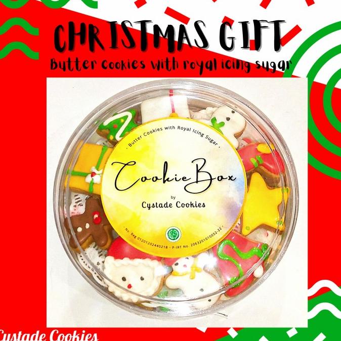 

KUE NATAL - HAMPERS SOUVENIR XMAS UNIK - CHRISTMAS CUSTOM COOKIES
