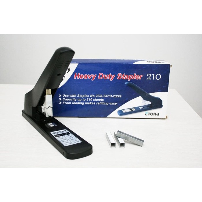 

Bestseller Stapler Etona Heavy Duty 210 - Alat Staples Jilid Max 210 Lembar