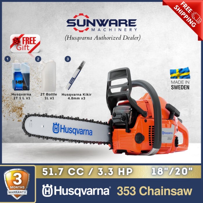 chainsaw Husqvarna 353 18"