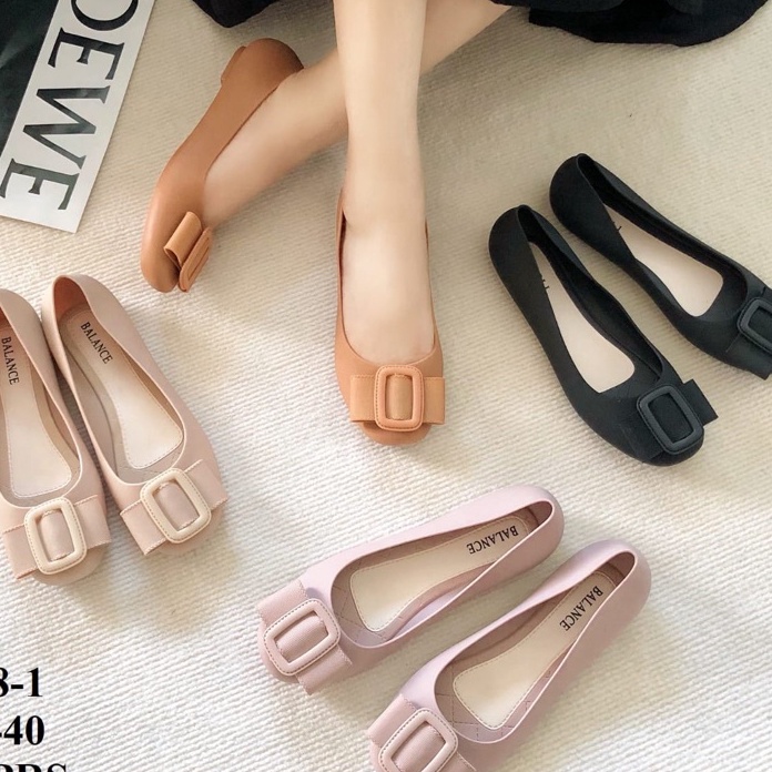 Termurah Flatshoes/Sepatu Jelly Balance/Favoli/SquidBee 838.