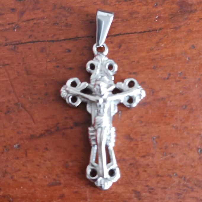 salib rosario titanium 3 cm