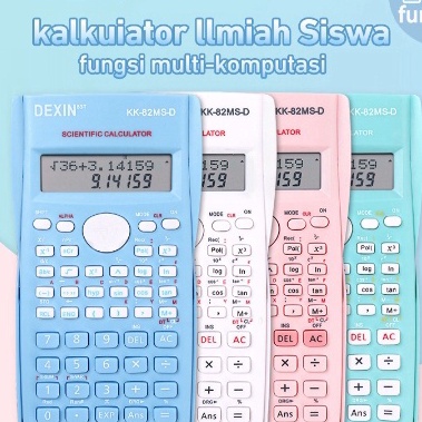 

(➲13MV-✔> Kalkulator Sekolah Scientific 82MS Colour - Calculator Ujian Sin Cos Tan Function 240+ - baanyak diminati..!