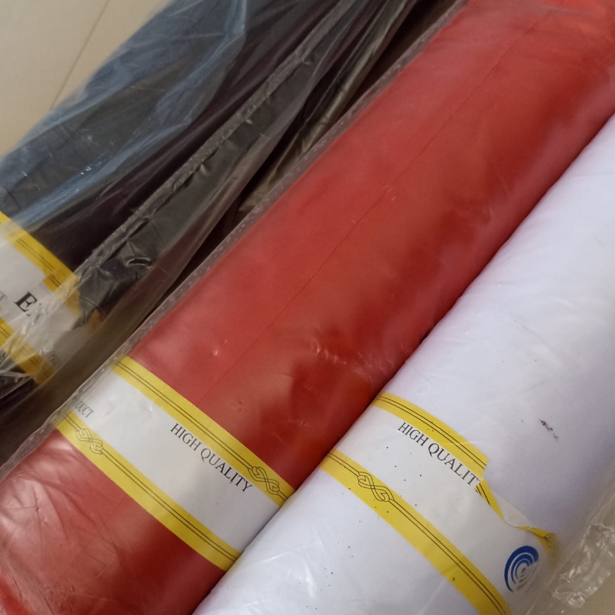 (1Z-☼U✉] (1 METER) KAIN PELES METERAN | KAIN BENDERA POLOS METERAN | MERAH PUTIH | KAIN PELES KAHATE