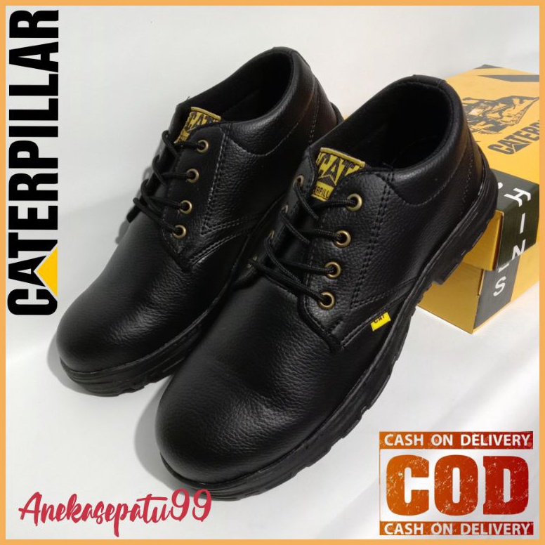 Langsung Kirim.. SEPATU SAFETY CATERPILLAR PRIA WANITA/ SEPATU KERJA PABRIK INDUSTRI KITCHEN RESTORA