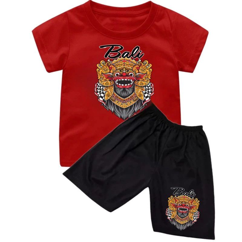 Setelan Kaos Anak Anak 1-10Tahun BARONG BALI
