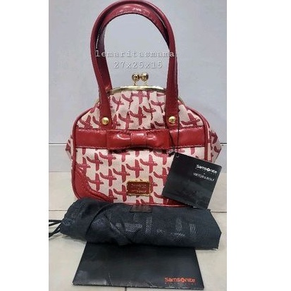 Samsonite red handbag