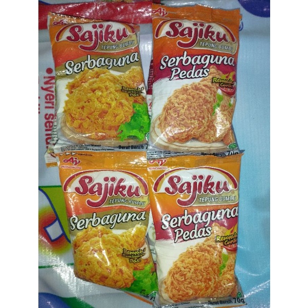 

Tepung Bumbu Serbaguna Sajiku Original dan Pedas