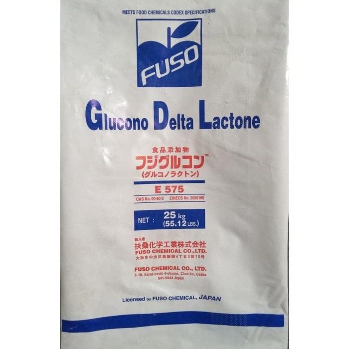 

Terlaris Glucono Delta Lactone / Gdl Ex. Japan Food Grade. 250 Gr Obral