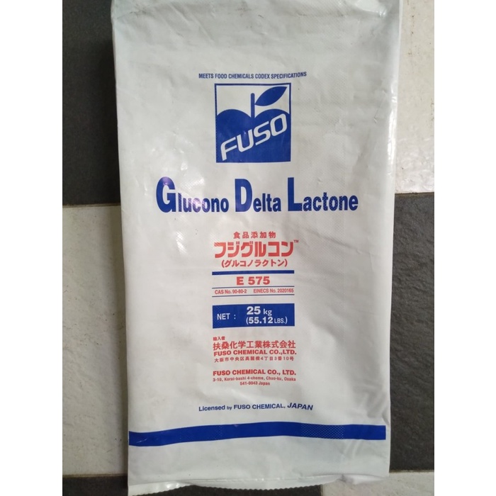 

Terlaris Hs Glucono Delta Lactone / Gdl Ex. Japan Food Grade 500Gr