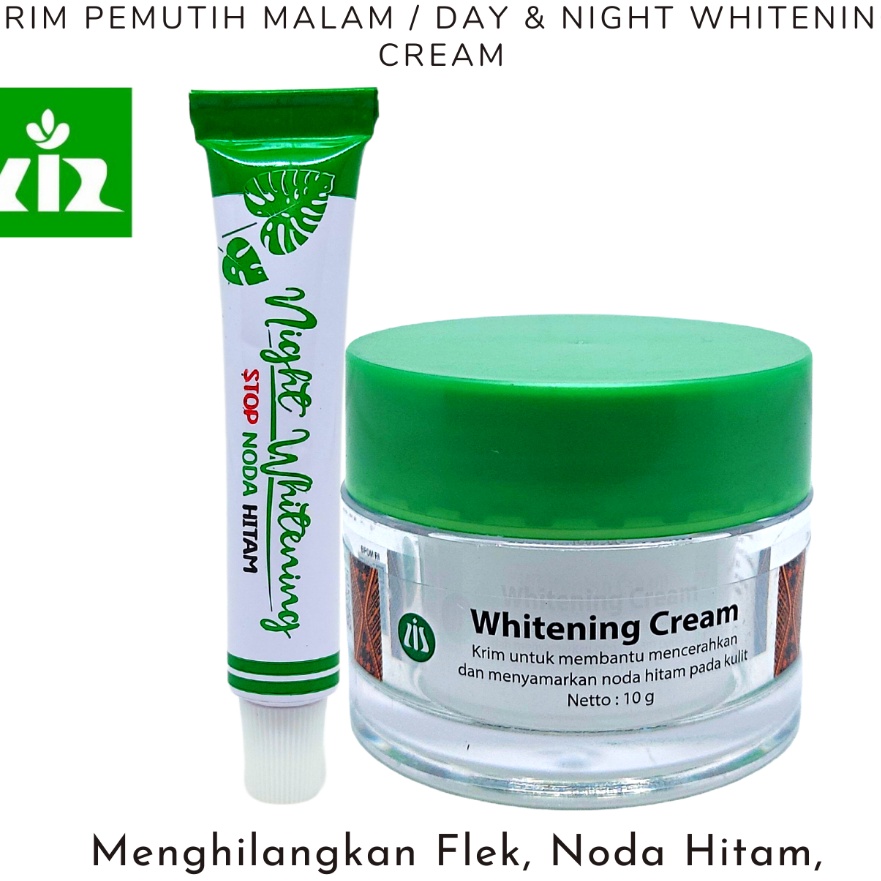 (☛-13QP♪] Liz Skincare Paket 2 In 1 - Krim Pemutih Malam (KPM) + Whitening Cream / Mencerahkan & Per