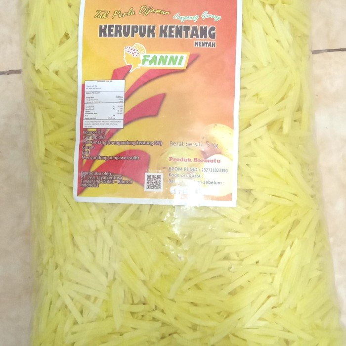 

Terlaris Krupuk Potato Kentang Perball (5Kg)