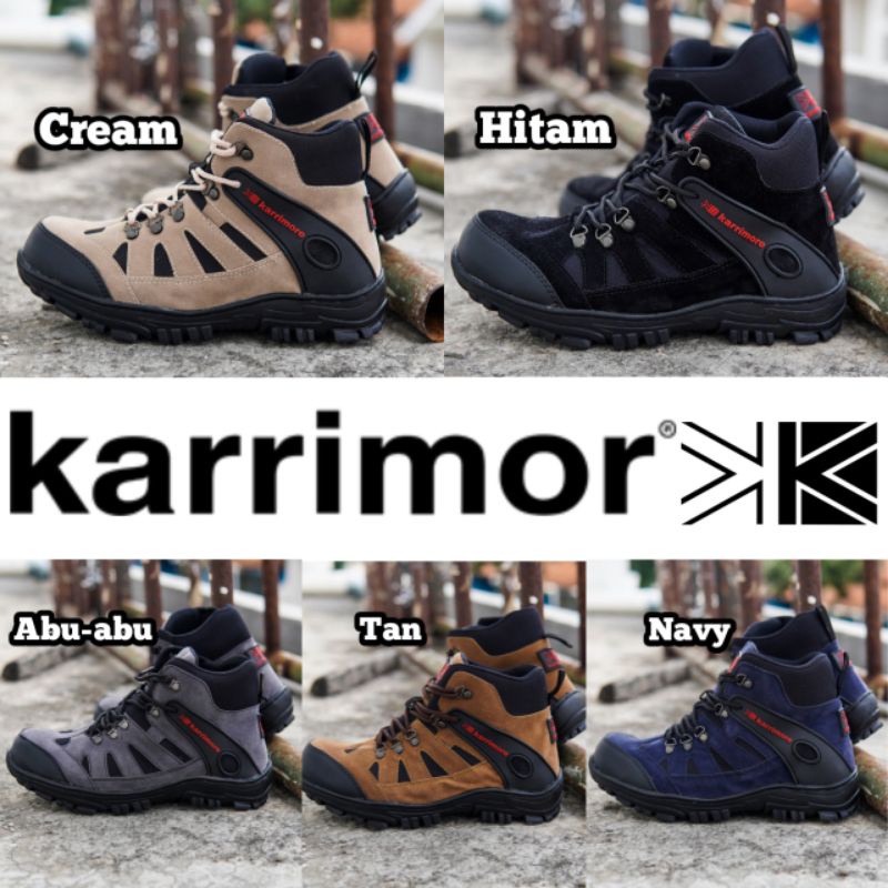 Sepatu Safety Pria Ujung Besi Karrimore (COD)