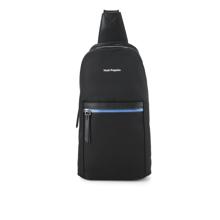 Tas Selempang Hush Puppies Original Pria Bahu 1 kantong depan dengan resleting Wisuda Ori Fashion Ca