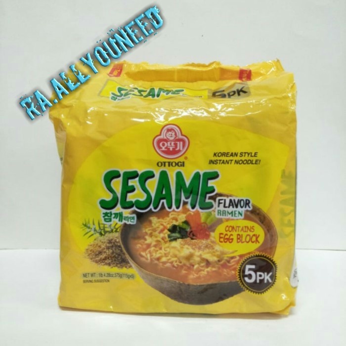 

Sesame Ramen Multi Pack Mi Instan Rasa Wijen 575Gr (115Gr@5Pcs) Bestseller Mie Impor