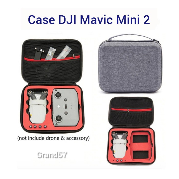 Aishkshop Case Drone Dji Mavic Mini 2 Bag Travel Case Tas Drone Dji Mavic Mini 2