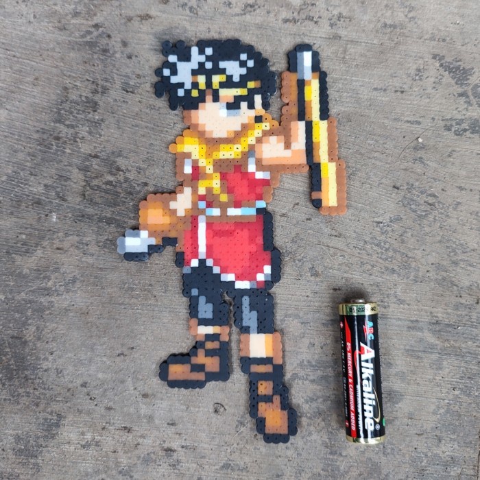 DISKON SPESIAL CUSTOM PERLER BEADS / HAMA BEADS 2.6 MM RIOU SUIKODEN 2 TERMURAH