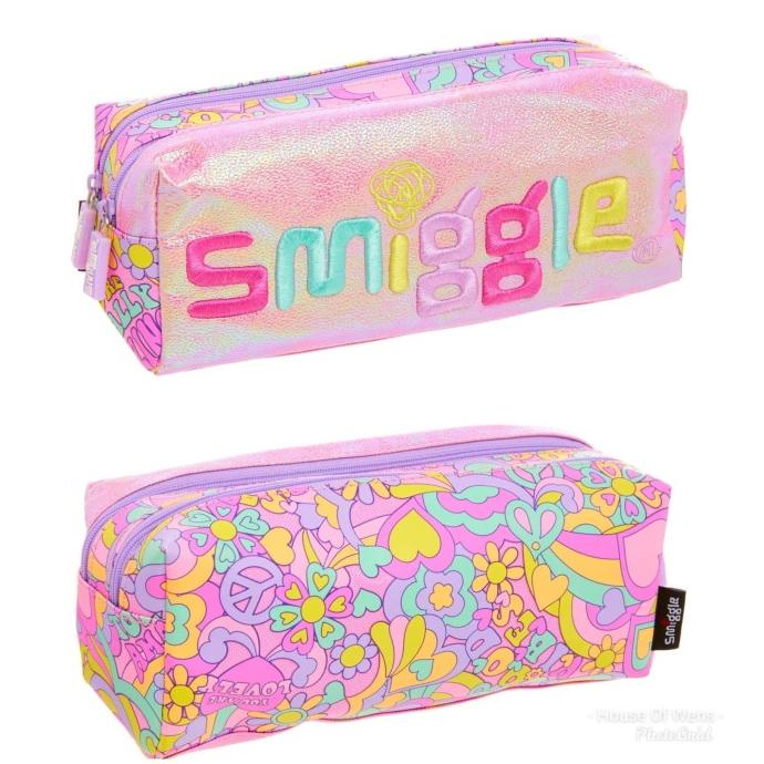 

TER-UPDATE SMIGGLE GOOD VIBES TWIN ZIP PENCIL CASE - TEMPAT PENSIL SMIGGLE #ORIGINAL