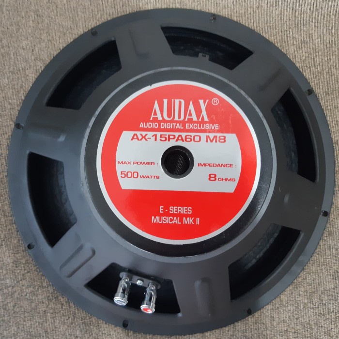 Speaker 15 Inch Audax 500 Watt Original Asli Speaker 15In 15" Audax