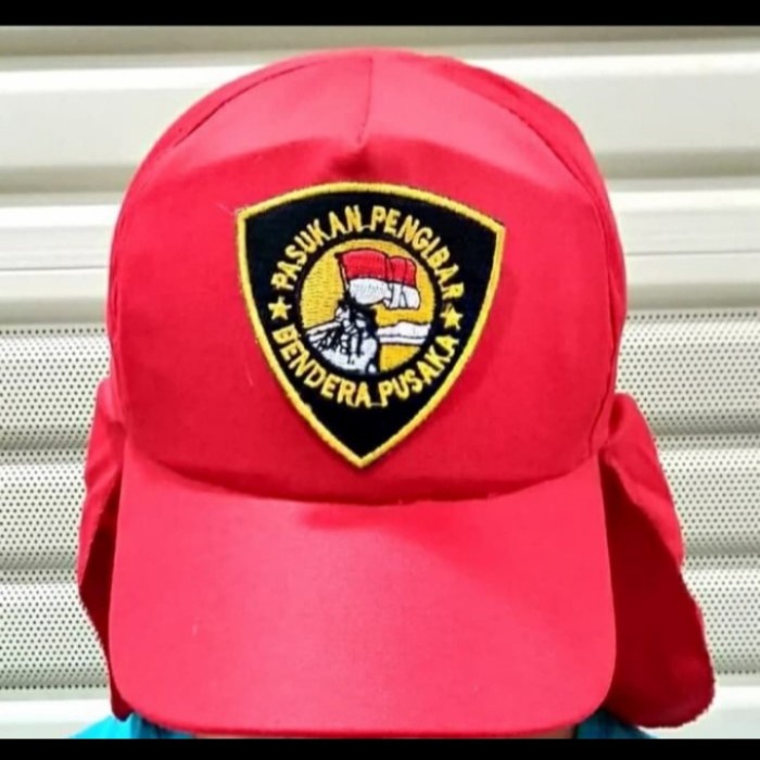 topi Topi latihan paskibra model Jepang(I7G9) topi pria baseball cap bordir topi pria dewasa keren t