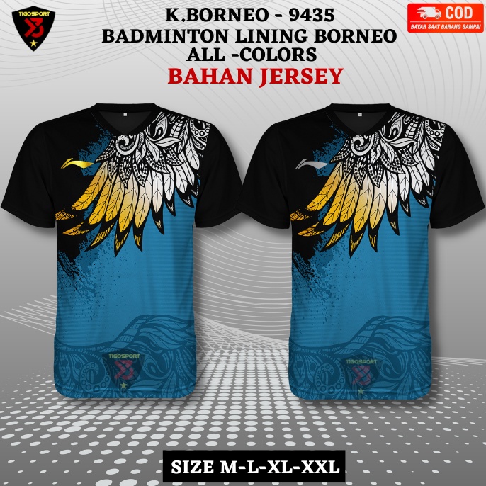 [KWT68] KAOS PRINTING LINING BAJU BADMINTON LINING JERSEY BADMINTON VICTOR SETELAN JERSEY VICTOR LIN
