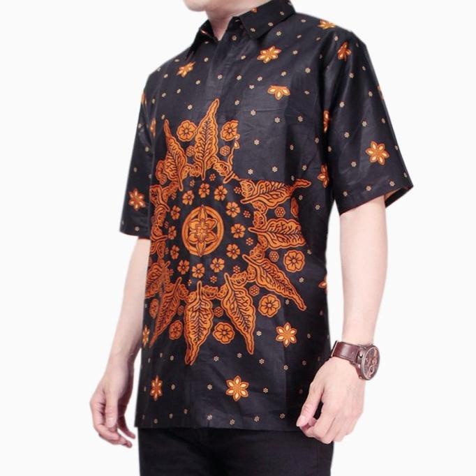 Best Sales Sale Atasan Titus Kemeja Batik Pria Lengan Pendek Original