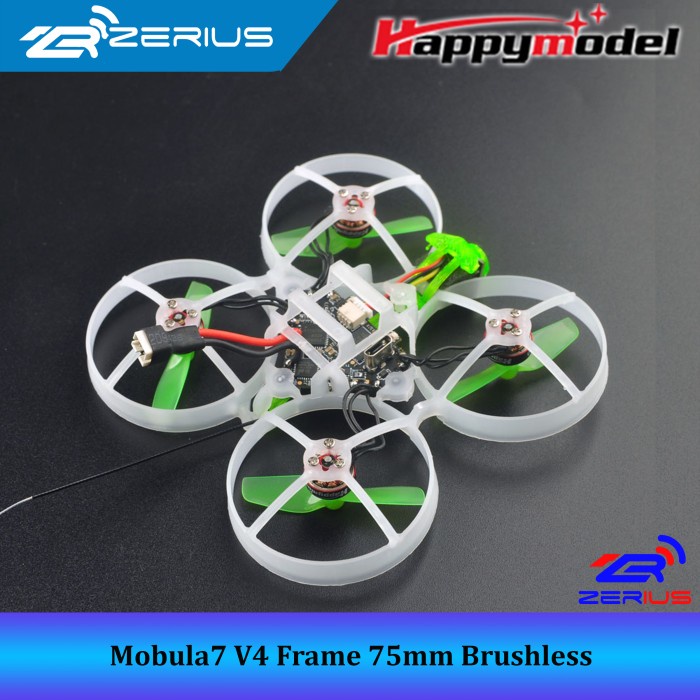HOT SALE HAPPYMODEL MOBULA7 V4 FRAME MOBLITE7 V4 FRAME 75MM MOBULA 7 MOBLITE 7 TERBARU