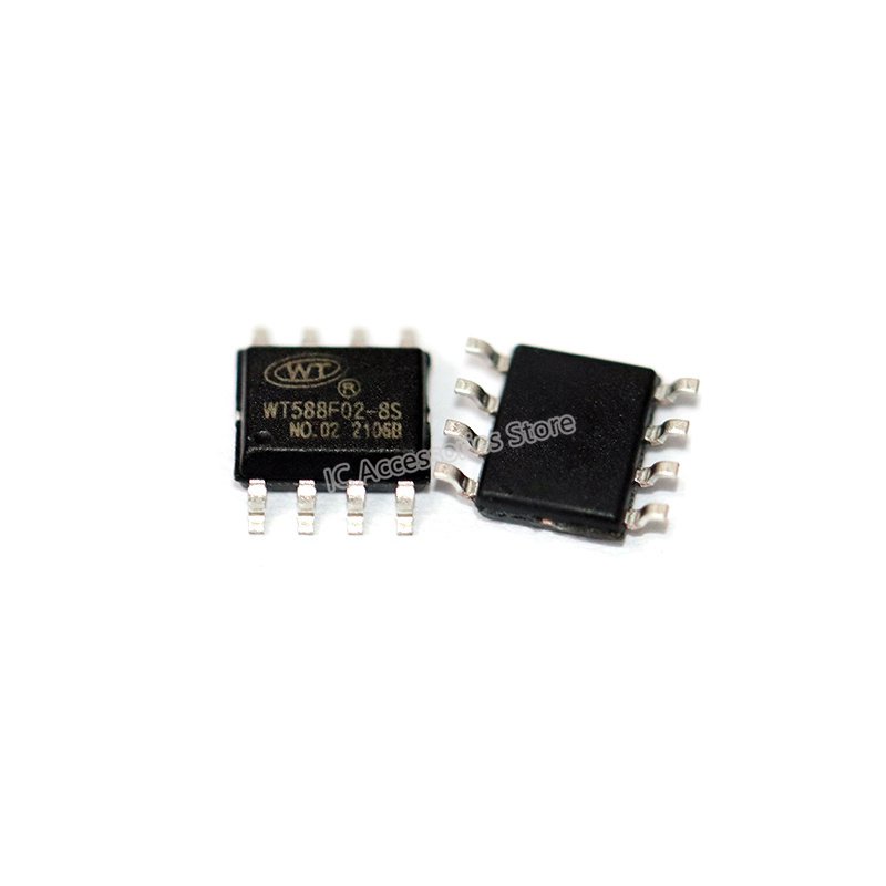 ✅&3pcs WT588F02B-8S High-quality voice announcement chip ic support multi-serial output