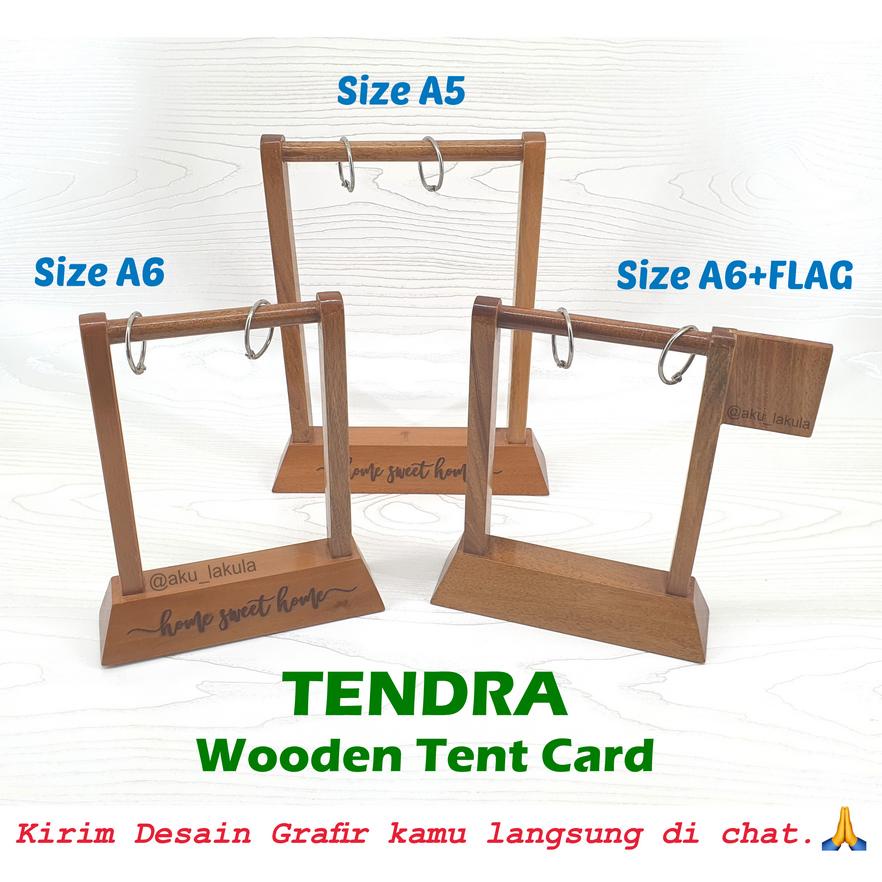 

PROMO FREE GRAFIR TENT CARD KAYU DUDUKAN MENU HOLDER NOMOR MEJA - [TENDRA] LPS936