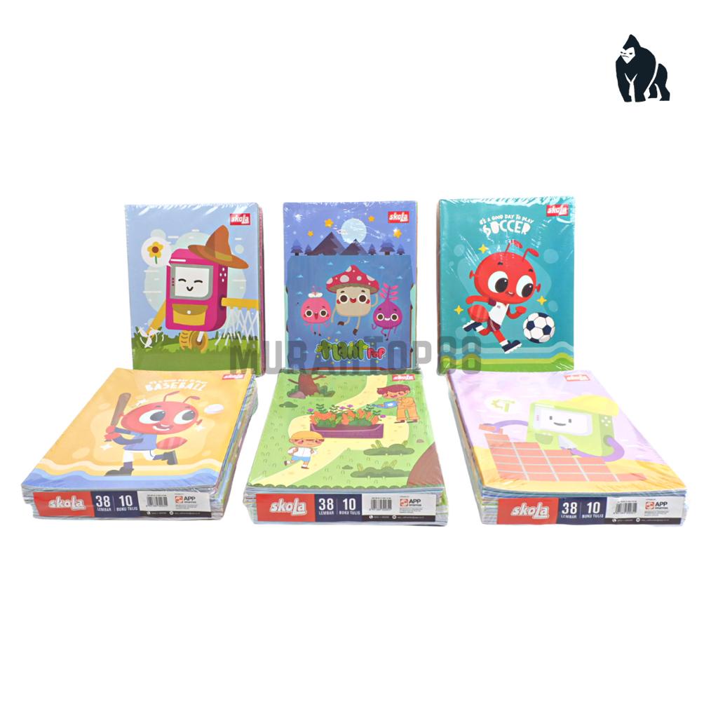 

PROMO BUKU TULIS SKOLA 38 LEMBAR MURAH / BUKU SEKOLAH ANAK BERGARIS KARAKTER SIDU SINAR DUNIA [PER PACK ISI 10 PCS] LPS936