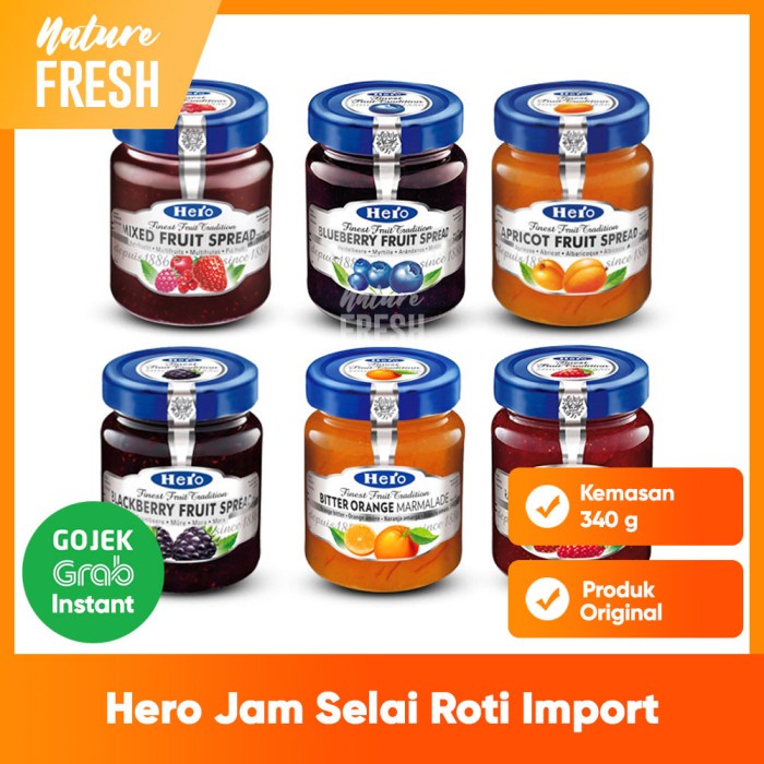 

Selai Roti Hero Jam Spread Jam Selai Roti Import Selai Buah Alami Oles