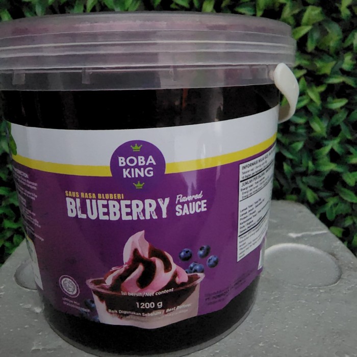 

Blueberry Sauce/ Selai/ Jam Boba King 1.2kg