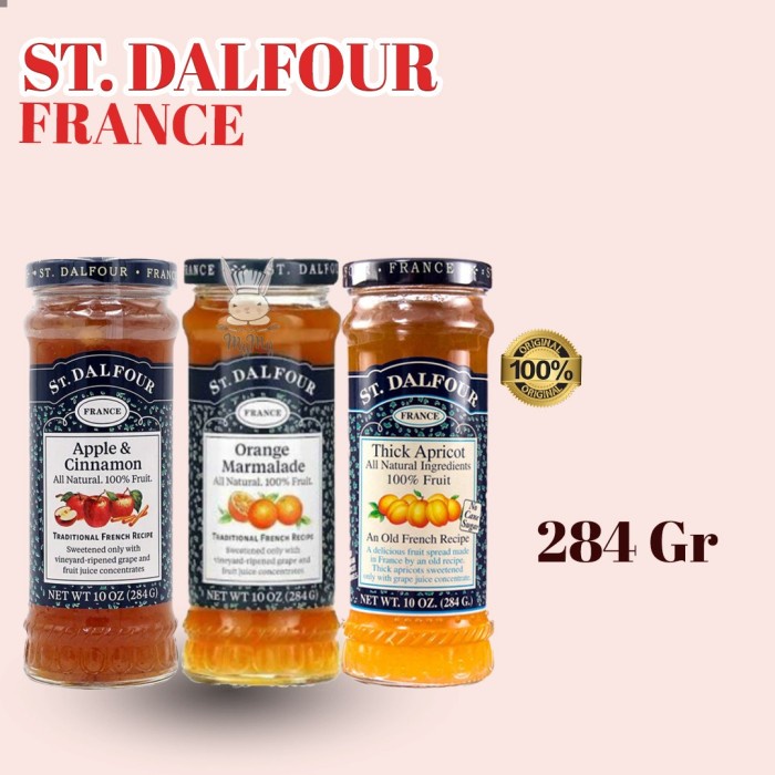 

ST.Dalfour France Selai Buah asli 284 Gr