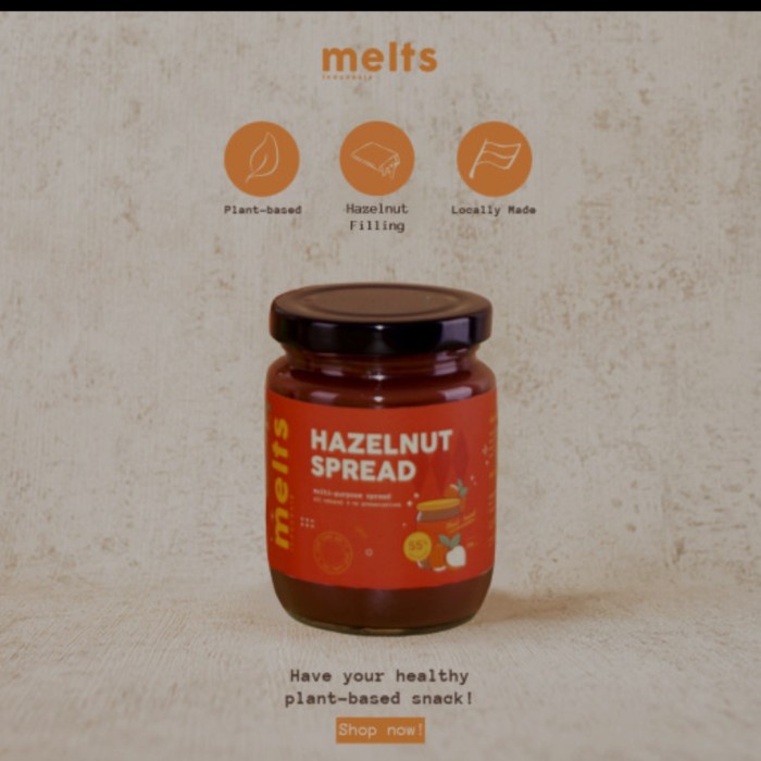 

MELTS HAZELNUT SPREAD - 300 G