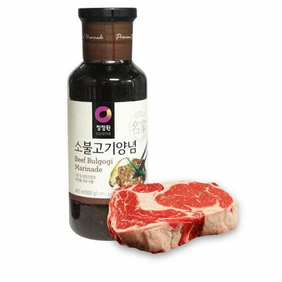 

=+=+=+] Daesang Beef Bulgogi Marinated 500 gr / Saus panggang sapi ala korea